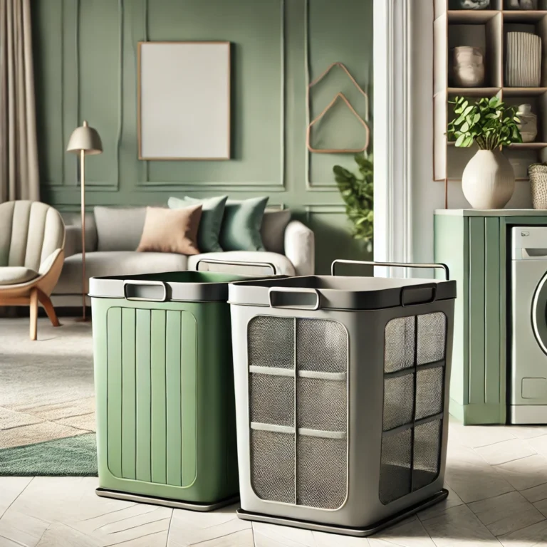 Tyylikäs pyykkikori